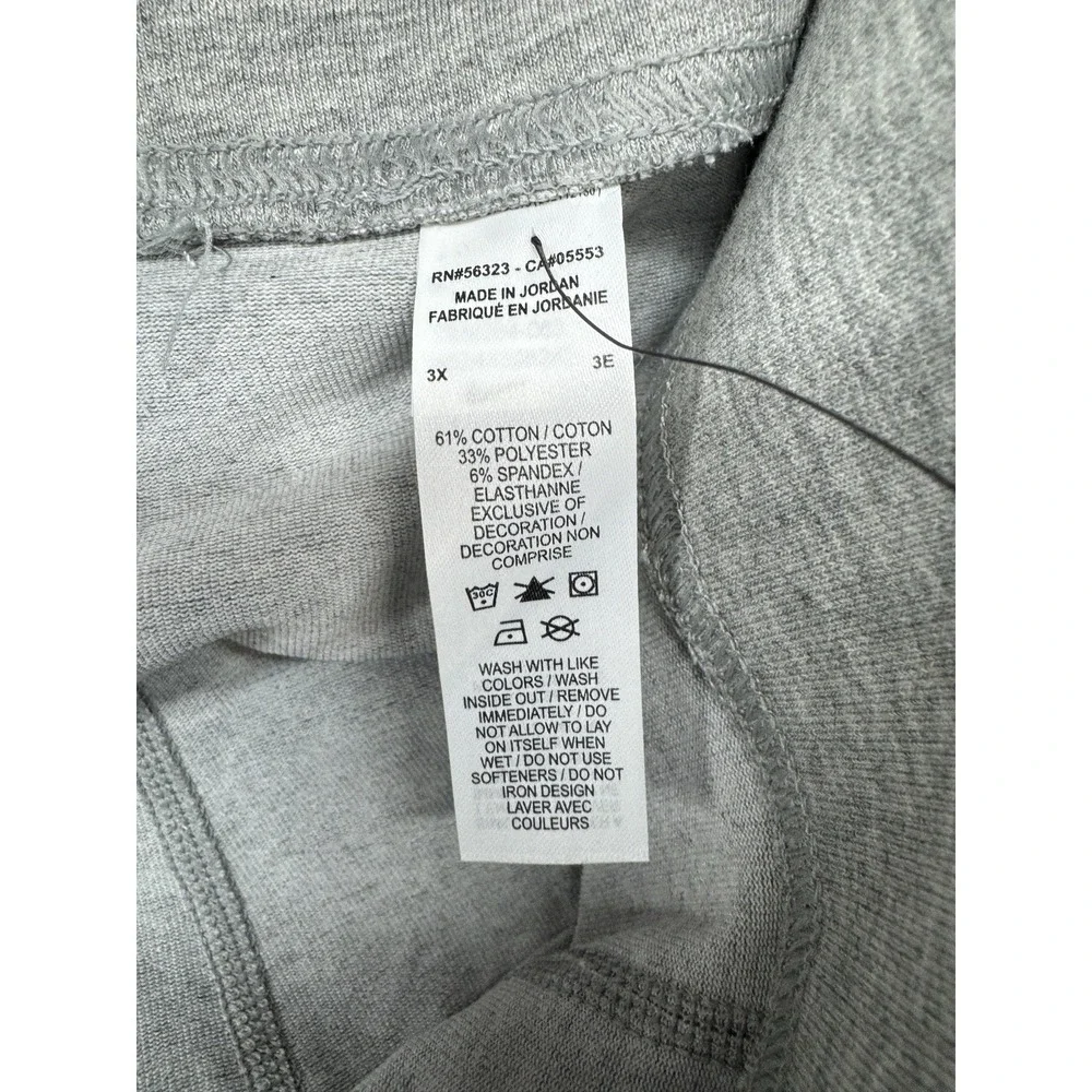 Nike Essential Tight Mid-Rise Leggings 7/8 Gray DM9248-063‎ Women's Size 3XL